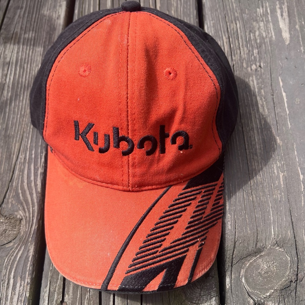 Kubota Orange and Black Cap